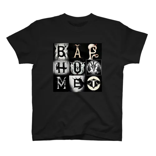 投資OLバフォメットちゃん「BAPHOMET」スタンダードロゴ Regular Fit T-Shirt