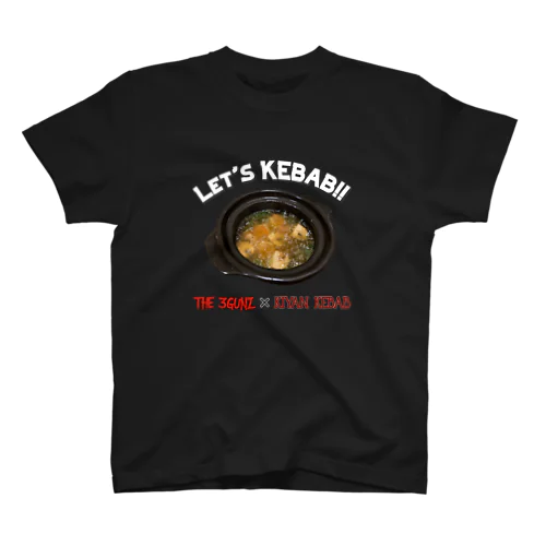 The3Gunz／Let’s KEBAB!!  (ver.2022) Regular Fit T-Shirt