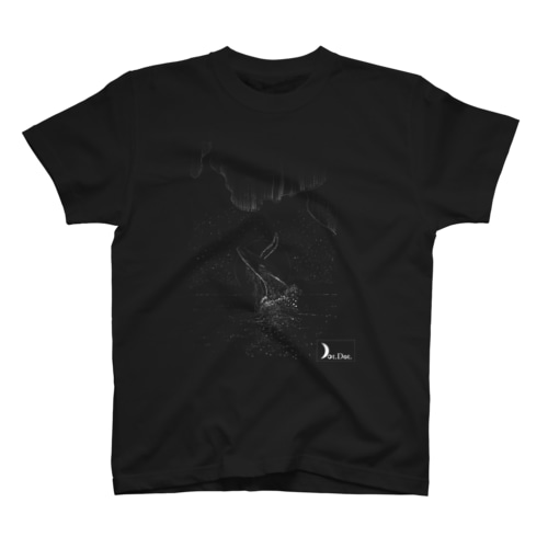 "Dot.Dot."#006　Breaching whale Regular Fit T-Shirt