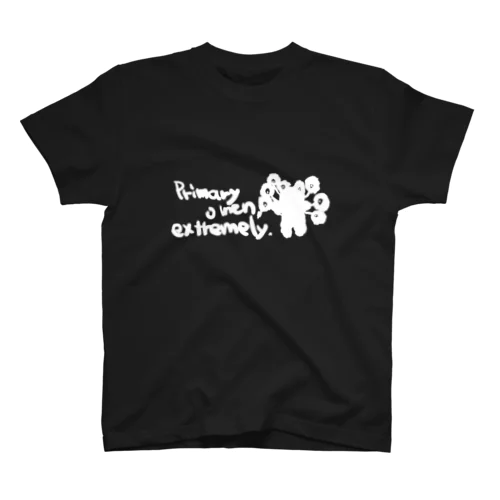 ぽえ(白シルエット) スタンダードTシャツ