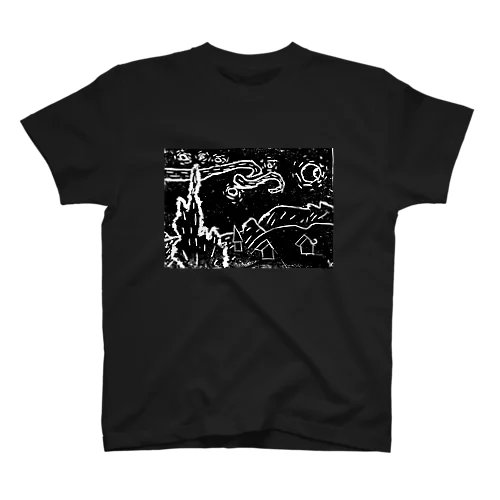 ゴッホ　星月夜 スタンダードTシャツ