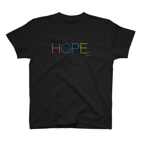 HOPE._white Regular Fit T-Shirt