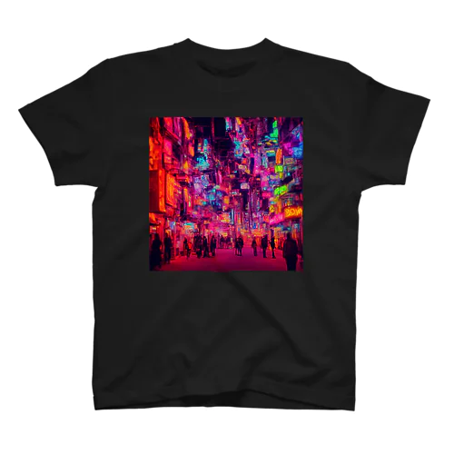 Neon Night City スタンダードTシャツ