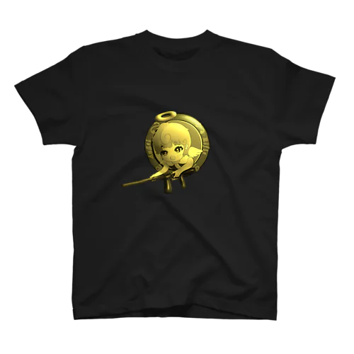 天使✖︎ライフル （アンティークコインVer Regular Fit T-Shirt