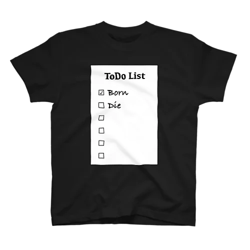 ToDoList スタンダードTシャツ