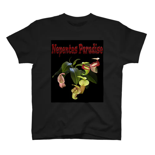 Nepentes Paradiseシリーズ黒 Regular Fit T-Shirt