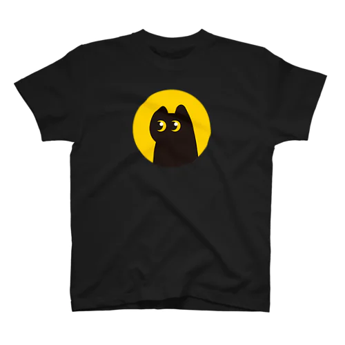 黒ネコ Regular Fit T-Shirt