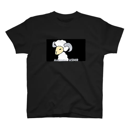 あんどめ羊 ブラック Regular Fit T-Shirt
