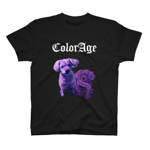 犬トイプードル犬 ColorAge(からあげ) Regular Fit T-Shirt