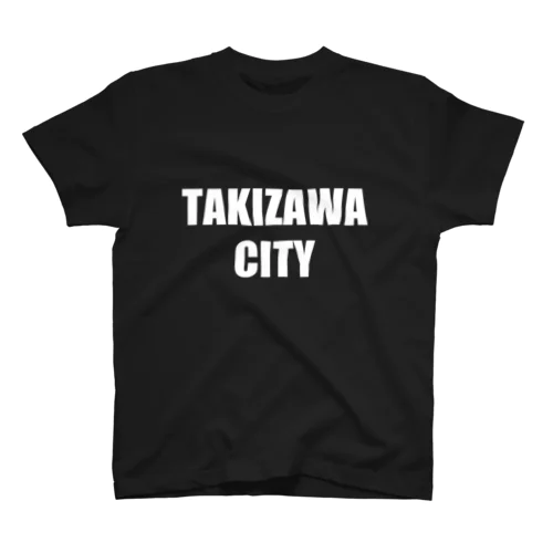 TAKIZAWA CITY - Tee（WH-Dark Color）スタンダードTシャツ Regular Fit T-Shirt