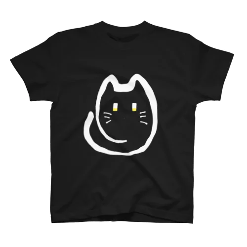 ゆる線白にゃんこ Regular Fit T-Shirt