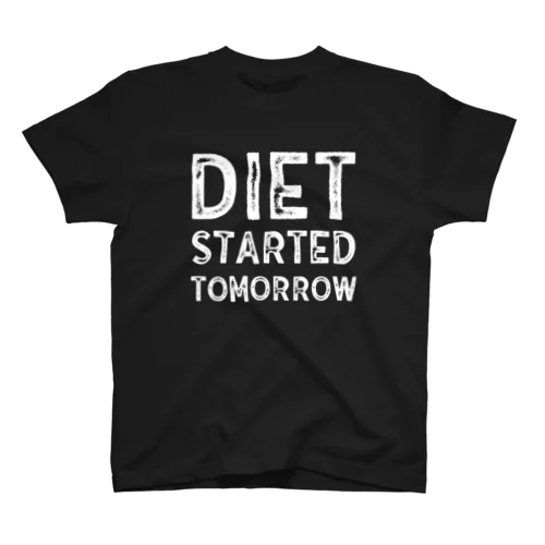 Diet started tomorrow Regular Fit T-Shirt