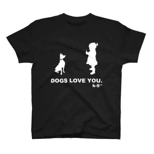 k-9™DOGS LOVE YOU.白色柄 Regular Fit T-Shirt