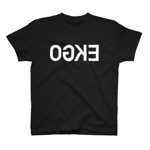 EKGO シンプルロゴ ホワイト Regular Fit T-Shirt