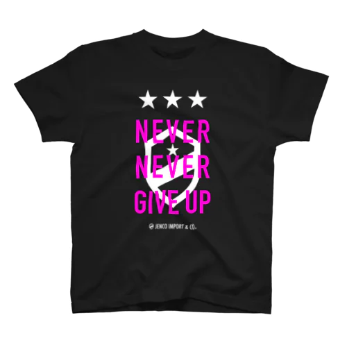 JENCO NEVER GIVE UP - PN スタンダードTシャツ