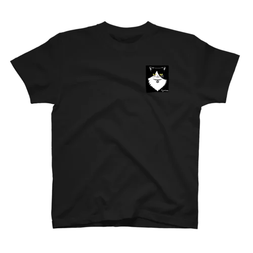 真っ黒キャットウ スタンダードTシャツ