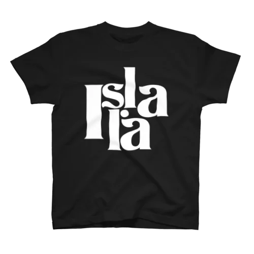 Isla･la丸ロゴ（白）スタンダードTシャツ スタンダードTシャツ