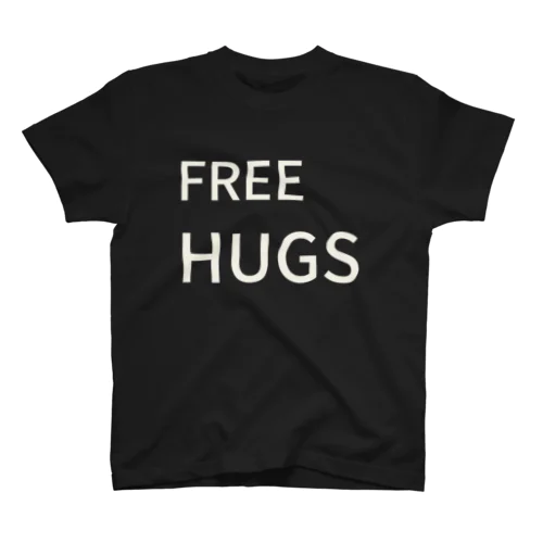 FREE HUGS（白文字） スタンダードTシャツ