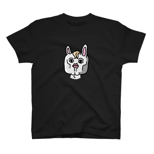 ダサい前髪のうさぎ スタンダードTシャツ