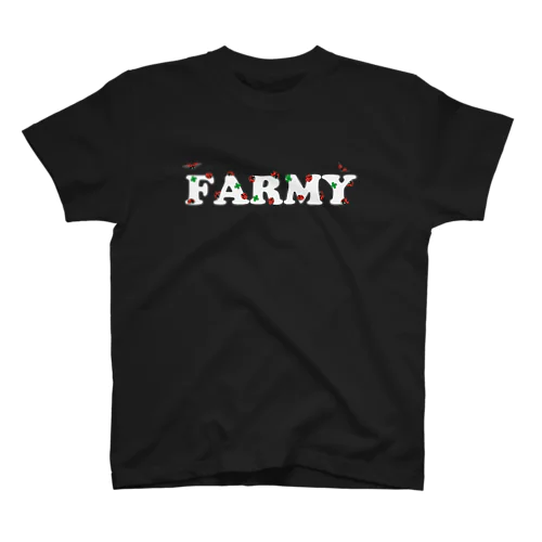 FARMY POP WHITE Regular Fit T-Shirt