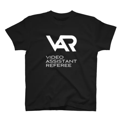 VAR ビデオアシスタントレフェリー ロゴ/サッカー スタンダードTシャツ