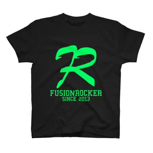 FUSIONROCKERロゴ　グリーン Regular Fit T-Shirt