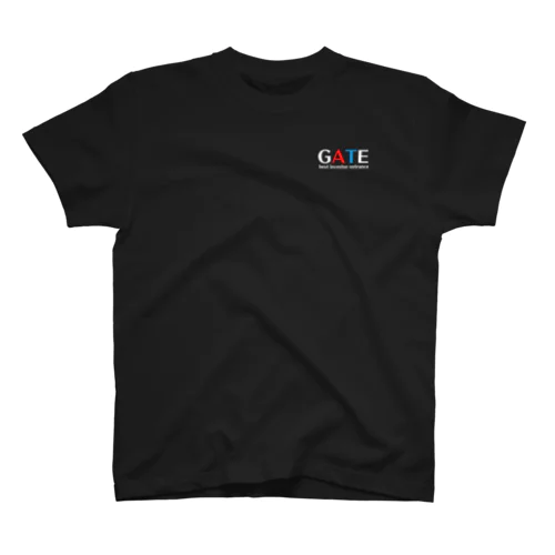 GATE （文字色　白） Regular Fit T-Shirt