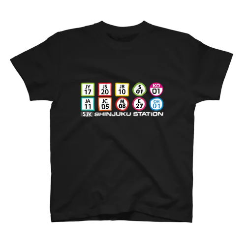 鉄道 総天然色！ 新宿駅Tシャツ Regular Fit T-Shirt