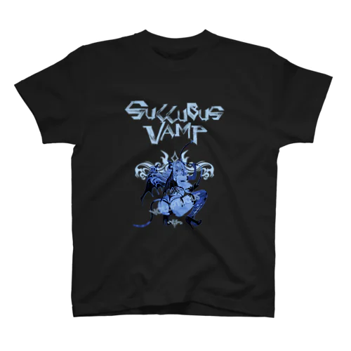 SUCCUBUS VAMP 0614 小悪魔 ヴォラプチュアス ブルー Regular Fit T-Shirt