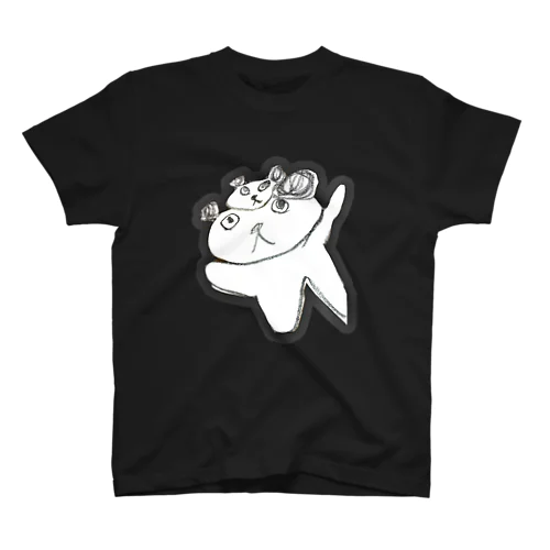 パンダのお面をつけたパンダ スタンダードTシャツ