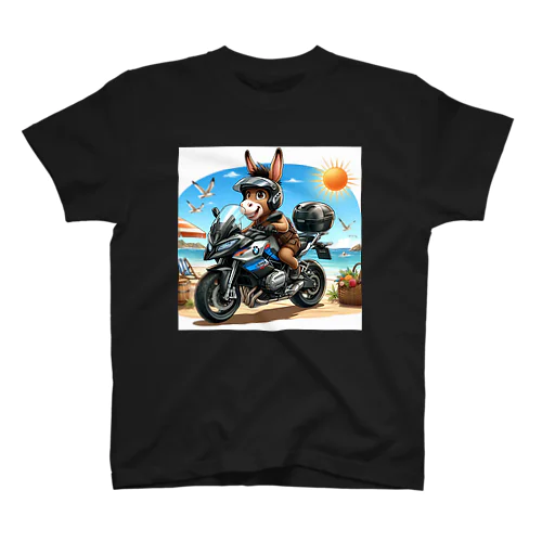 可愛いロバライダー スタンダードTシャツ