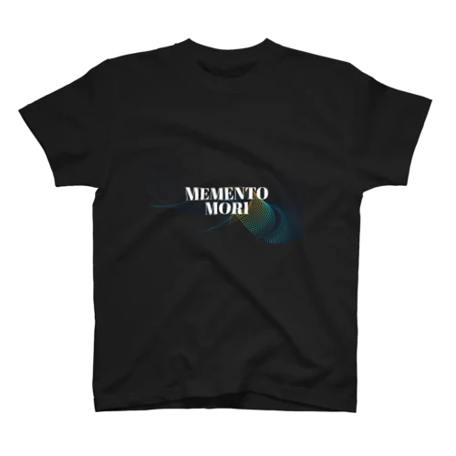 (白文字)MEMENTO MORI オーバーレイTシャツ Regular Fit T-Shirt