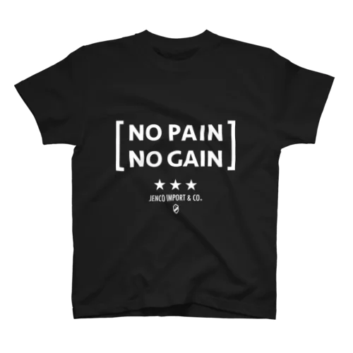 JENCO [ NO PAIN NO GAIN ]  Regular Fit T-Shirt