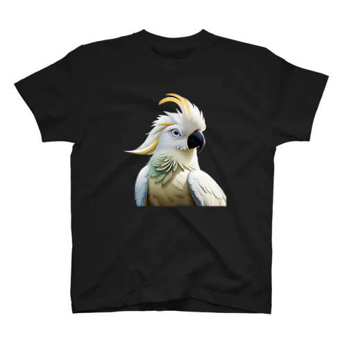 シロビタイムジオウム（Sulphur-crested Cockatoo） スタンダードTシャツ