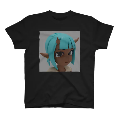 3D modeled imp girl Regular Fit T-Shirt