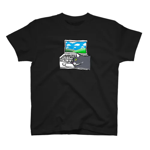 レンタル猫の手（風景） スタンダードTシャツ