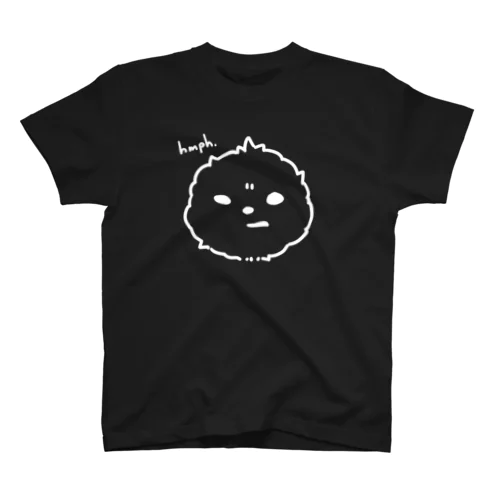 【BIG】「ふんっ」白抜き (Tシャツ) Regular Fit T-Shirt