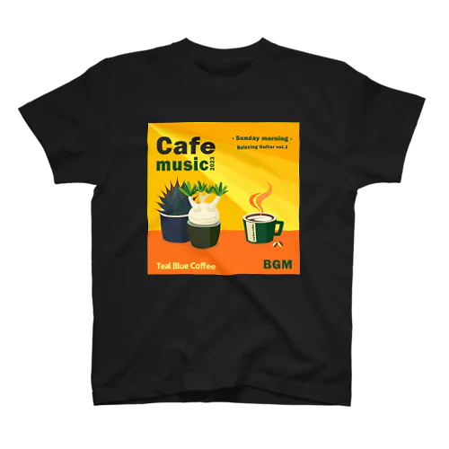 Cafe music2023 -Sunday morning- Regular Fit T-Shirt