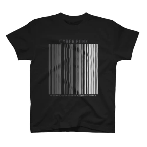 バーコード(メタリック風) Regular Fit T-Shirt