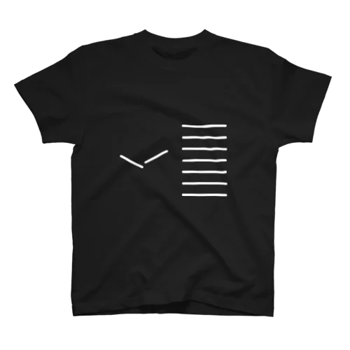 black スタンダードTシャツ