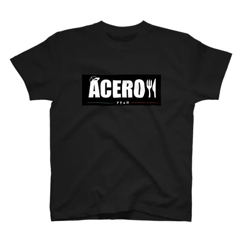 ACEROオリジナルロゴ黒 Regular Fit T-Shirt