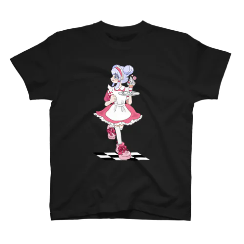 mayoichan メイドカフェバイト中 pink ver スタンダードTシャツ