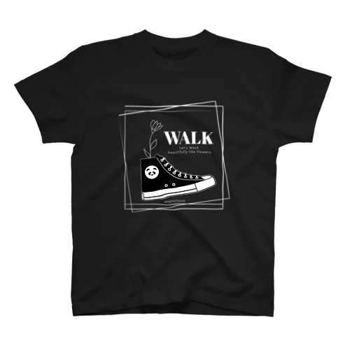 【2023'小さな勇者誕生記念】Let's WALK シリーズ(クロ) スタンダードTシャツ