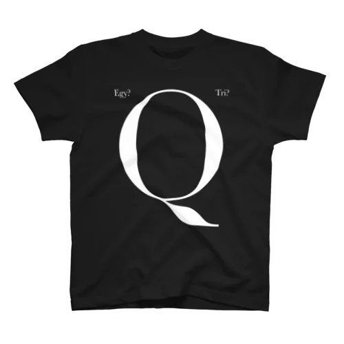 ET "Q" WHT スタンダードTシャツ