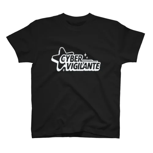 CIBER VIGILANTE_暗色ver. Regular Fit T-Shirt