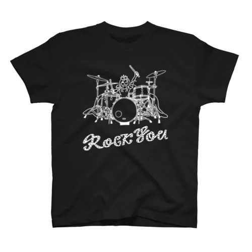 【new】ROCK YOU! (ロックユー！) 白線ver. Regular Fit T-Shirt