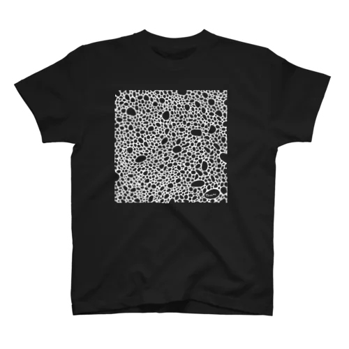 パターン『つぶつぶ』（白線） スタンダードTシャツ