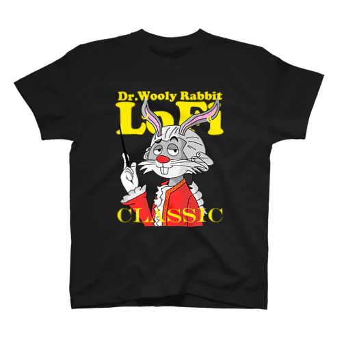 "Dr.Wooly Rabbit" Regular Fit T-Shirt