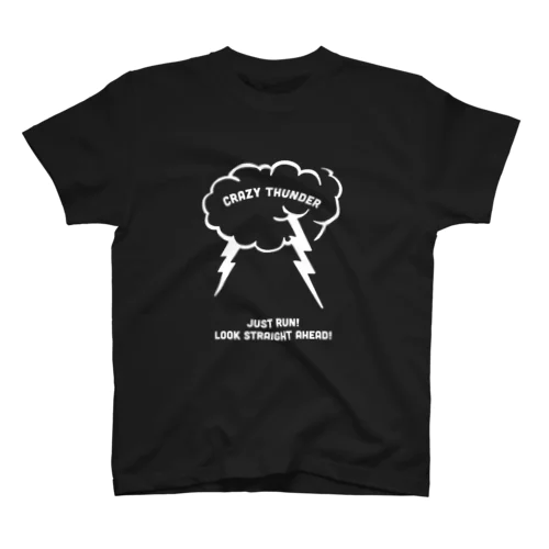 crazy Thunder 黒Tシャツ スタンダードTシャツ