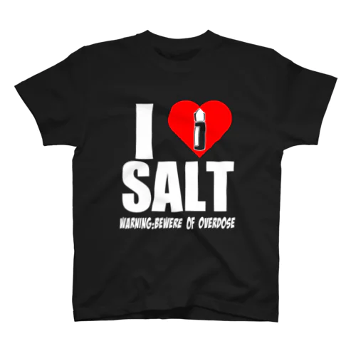 I LOVE SALT(黒) Regular Fit T-Shirt